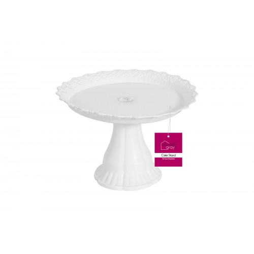 RSW Cake Stand 26x17cm White Only