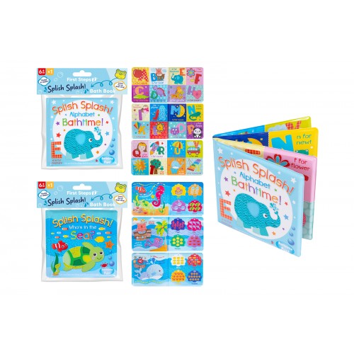 First Steps Soft Pvc & Foam Baby Learning Bath Book