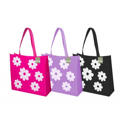 RSW Flower Shopping Bag 43x40x14cm 3 Colours