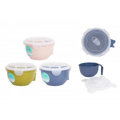 Coco & Gray Microwave Lunch Bowl With Lid 800ml