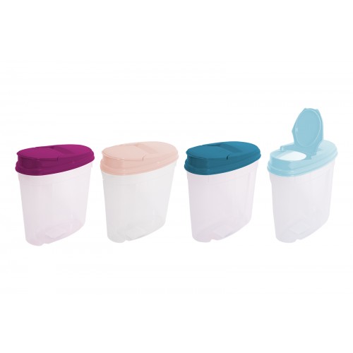 RSW Dry Food Storage Container 1.8l 2 Assorted Colours
