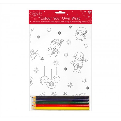 COLOUR YOUR OWN GIFT WRAP