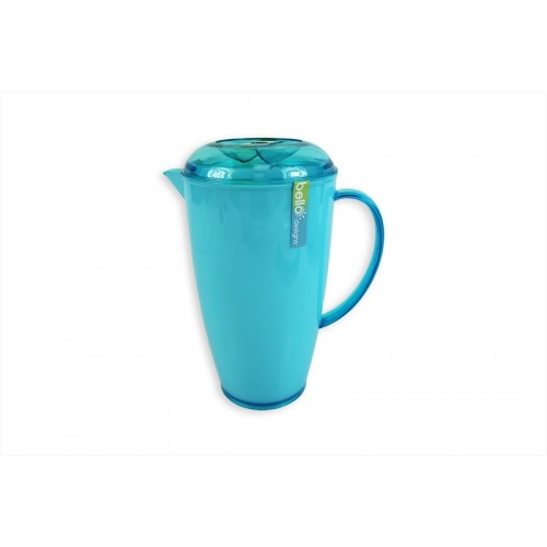 Bello 2 TONE BLUE/WHITE PITCHER WITH LID 