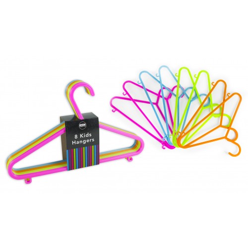 RSW KIDS CLOTHES HANGERS 8 PACK