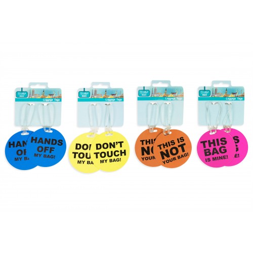 Travel Essentials LUGGAGE TAGS 2 PACK