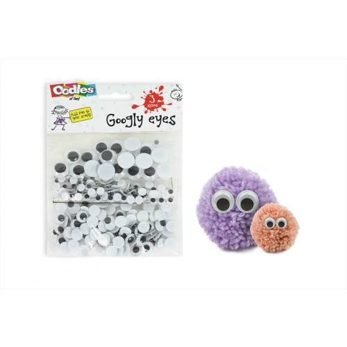 Oodles WIGGLY EYES  ASSORTED SIZES S, M, L