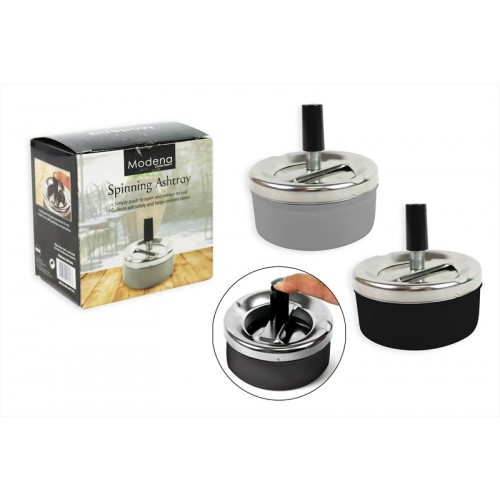 Modena METAL SPINNING ASH TRAY 2 ASSORTED COLOURS
