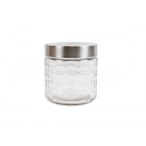 RSW GLASS STORAGE CANISTER 700ML STAINLESS STEEL LID