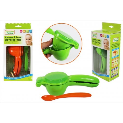 Five-a-day Fresh SQUEEZE & SERVE BABY FOOD PRESS 2 ASSORTED COLOURS