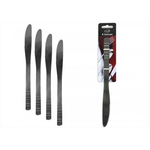 STAINLESS STEEL KNIVES 4 PACK