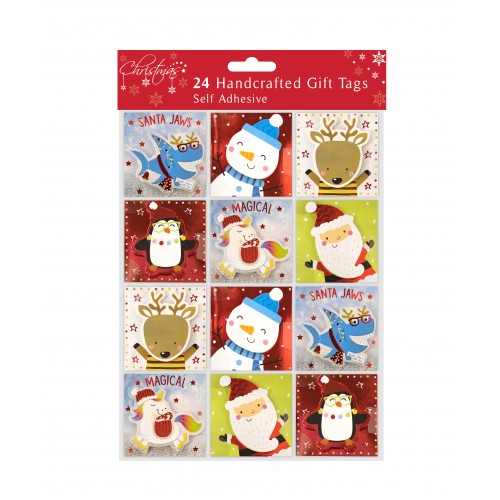 RSW Christmas 24 H/c Gift Tags Cute