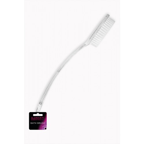 Glamour Essentials BATH BRUSH WITH LONG CLEAR HANDLE 35X7CM