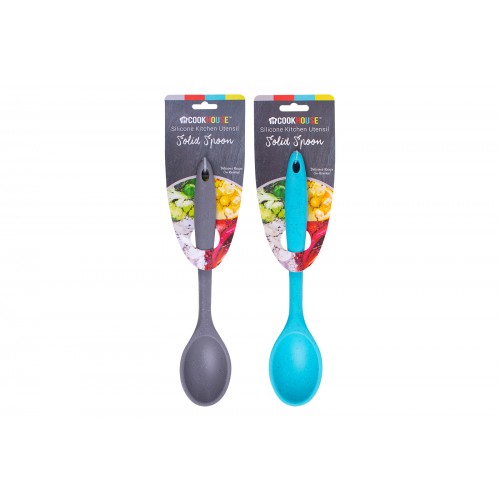 CookHouse SOLID SPOON SILICONE 2 ASSORTED COLS