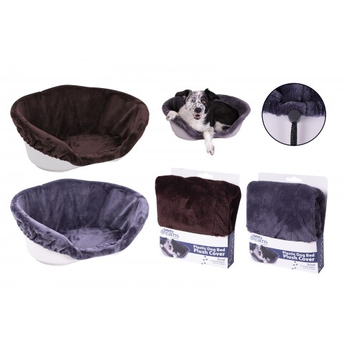 Sweet Dreams Hard Dog Bed Cover Small 2 Assorted Colours
