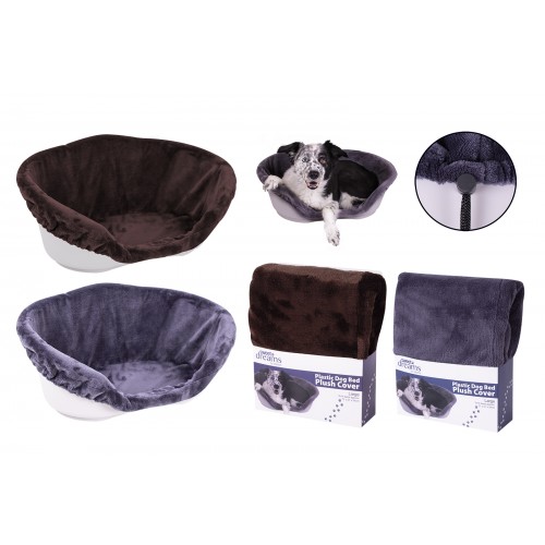 Sweet Dreams HARD DOG BED COVER LARGE 2 ASSORTED COLOURS