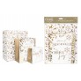 GOLD GIFT BAGS 3 PACK 3 ASSORTED DESIGNS