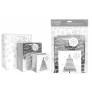 SILVER GIFT BAGS 3 PACK 3 ASSORTED DESIGNS 