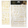 GOLD PARTY GLASS STICKERS