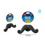 VINYL MOUSTACHE DOG TOY WITH SQUEAKER