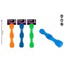 SQUEAKY RUBBER DOG TOY 3 ASSORTED COLOURS