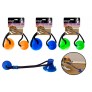 RUBBER & ROPE TUG DOG TOY 3 ASSORTED COLOURS