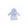 BLUE HOODED ROBE ONE SIZE