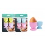 EGG CUP SET OF 4 2 ASSORTED COLOURS
