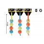 TENNIS BALL ROPE DOG TUG 3 ASSORTED COLOURS