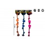 RUBBER ROPE DOG TUG TOY 3 COLOURS