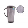 GREY GLITTER PITCHER WITH LID 2L