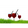 FLOATING OUTDOOR WINE GLASS 8OZ 3 ASSORTED COLOURS
