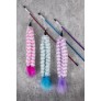 3 STRAND CAT WAND 3 ASSORTED COLOURS