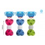 VINYL SQUEAKY BONE DOG TOY 3 ASSORTED COLOURS