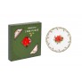 CHRISTMAS HOLLY SET OF 2 7.5" SIDE PLATE