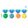VINYL SQUEAKY FRUIT DOG TOY 3 ASSORTED COLOURS