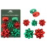 FOIL GIFT BOWS &CURLING RIBBON RED/GREEN