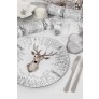 CHRISTMAS STAG CHARGER PLATE 