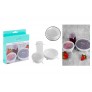 SILICONE REUSABLE COVERS SET OF 3