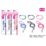 SMALL DOG PUPPY LEAD/COLLAR SET 3 ASSORTED COLOURS