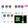 GLOW IN THE DARK TUG DOG TOY 3 ASSORTED COLOURS