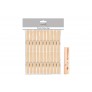 WOODEN SPRING PEGS PK24