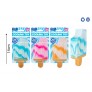COOLING RUBBER ICE LOLLY DOG TOY 3 COLS