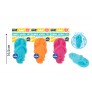 COOLING RUBBER ICE LOLLY DOG TOY 3 COLS