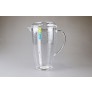 Drinks Pitcher with Lid Etched Design 2l AM2130