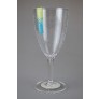 Clear Wine Goblet Etched Design AM2131