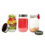 Clear Storage Jar with Lid 450ml AM1671