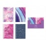 A6 Lined Note Book Four Jewel Designs FN1002