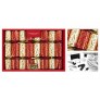 Eight Pack Premium Red & Gold Leaf Crackers 13.5" XM4838