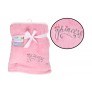 Pink Baby Blanket 75x100cm Princess Design FS736