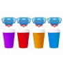 Vinyl Coffee Cup Dog Toy Four Colours WP048